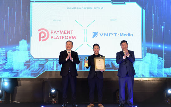 Payment Platform được vinh danh ở hạng mục Giải pháp cho Chính quyền số