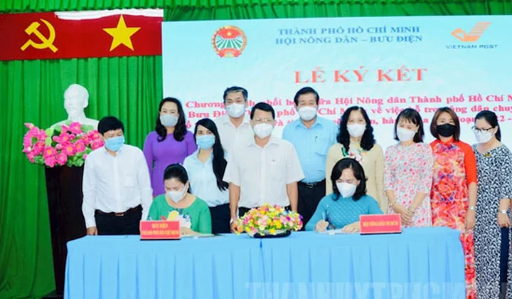 Phối hợp hỗ trợ nông dân TP. Hồ Chí Minh chuyển đổi số trong sản xuất và tiêu thụ nông sản, hàng hóa