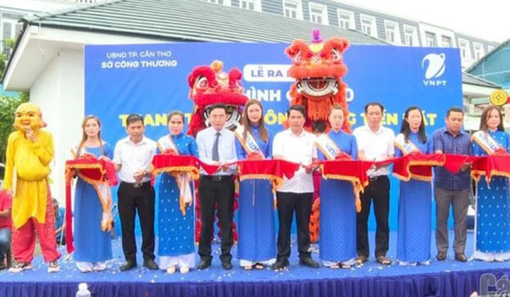 Ra mắt mô hình chợ thanh toán không dùng tiền mặt tại Cần Thơ