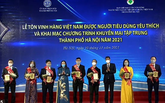 Sàn Postmart.vn được vinh doanh TOP 1 'Hàng Việt Nam được người tiêu dùng yêu thích 2021”