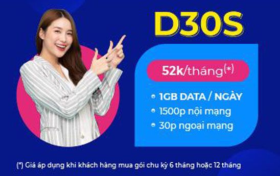 Shop VNPT khuyến mãi 03 gói cước trả trước với dung lượng data cực lớn