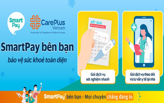 SmartPay mở bán gói Dịch vụ xét nghiệm nhanh và Theo dõi, tư vấn y tế tại nhà