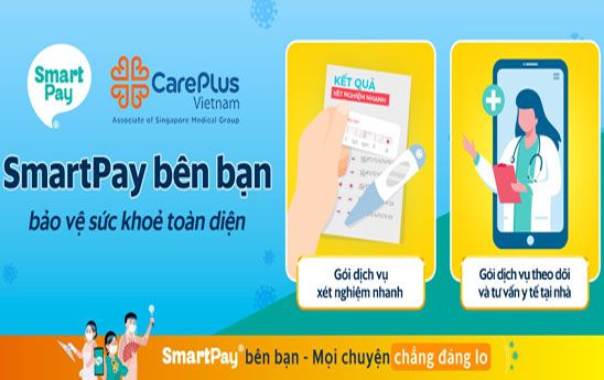 SmartPay mở bán gói Dịch vụ xét nghiệm nhanh và Theo dõi, tư vấn y tế tại nhà