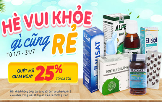 SmartPay tặng voucher giảm giá trực tiếp 25% tại Nhà thuốc An Khang