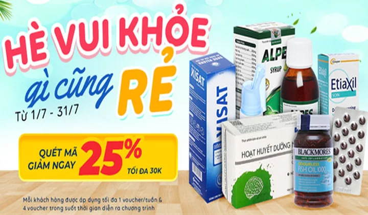 SmartPay tặng voucher giảm giá trực tiếp 25% tại Nhà thuốc An Khang