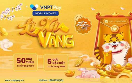 Tết an khang với ngàn may mắn từ Mobile Money của VNPT