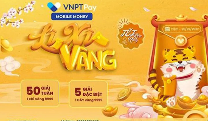 Tết an khang với ngàn may mắn từ Mobile Money của VNPT
