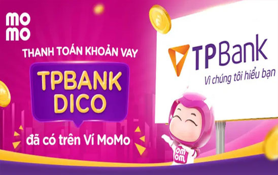 Thanh toán khoản vay TPBank DICO trên Ví MoMo