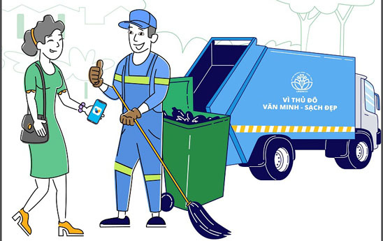 Thu phí vệ sinh môi trường qua kênh thanh toán VNPT Pay