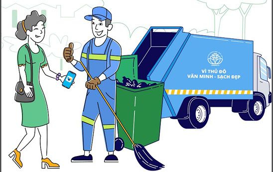 Thu phí vệ sinh môi trường qua kênh thanh toán VNPT Pay