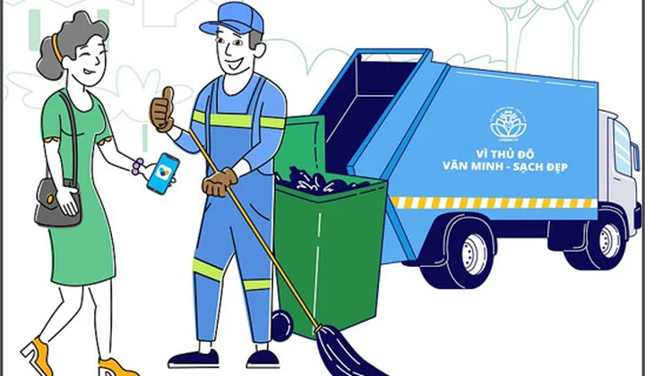 Thu phí vệ sinh môi trường qua kênh thanh toán VNPT Pay