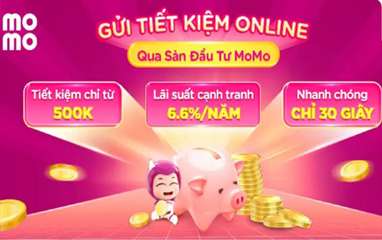 “Tích điểm - Nhận quà" khi gửi tiết kiệm Online trên Ví MoMo