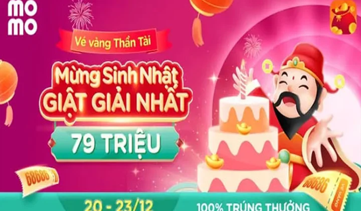 Túi Thần Tài tròn 1 tuổi: Đổi Vé Vàng mừng sinh nhật, giật giải Nhất 79 triệu