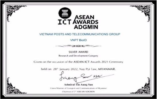 VNPT BioID và vnEdu đạt giải Bạc tại ASEAN ICT Awards 2021