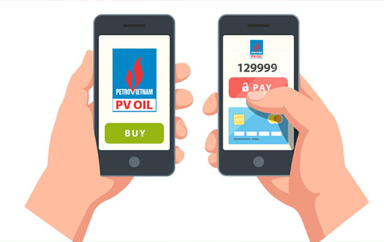VNPT Money hợp tác với PVOIL triển khai thanh toán tiền xăng dầu bằng mã QR