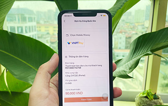 VNPT Pay thêm 2 loại thuế phí thiết yếu thanh toán trực tuyến trên Cổng dịch vụ công quốc gia