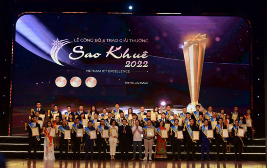 VNPT được vinh danh 14 nền tảng, dịch vụ, giải pháp tại giải thưởng Sao Khuê 2022