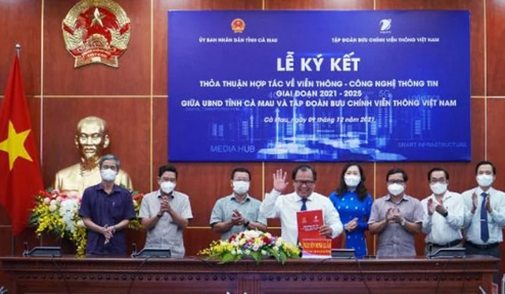 VNPT ký kết Thỏa thuận hợp tác chiến lược với tình Cà Mau