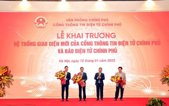 VNPT phát triển hệ thống giao diện mới Cổng Thông tin điện tử Chính phủ