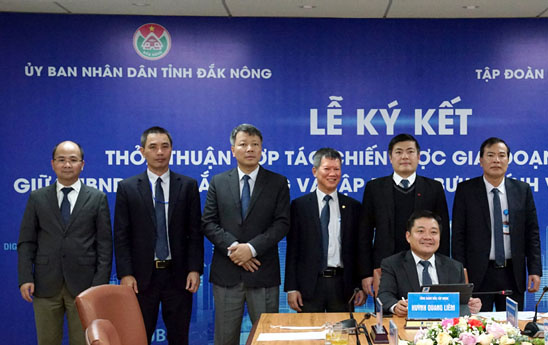 VNPT tiếp tục ký kết thỏa thuận hợp tác chiến lược với tỉnh Đắk Nông