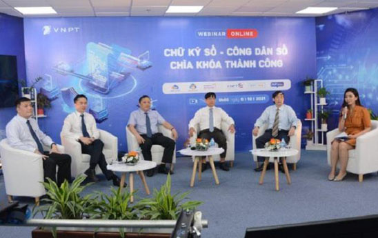 VNPT tổ chức Hội thảo online về "Chữ ký số - Công dân số - Chìa khóa thành công"
