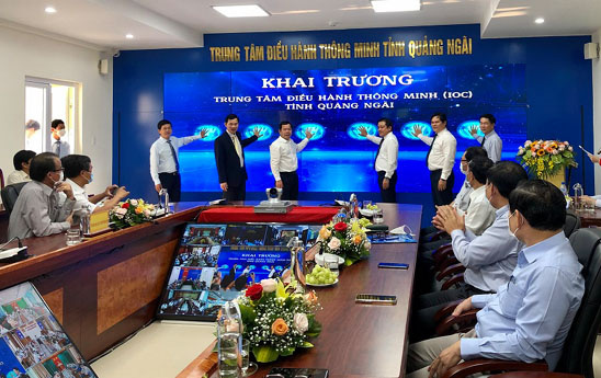 VNPT và UBND tỉnh Quảng Ngãi khai trương trung tâm điều hành thông minh, ký kết hợp tác chuyển đổi số