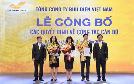 VNPost công bố các quyết định bổ nhiệm cán bộ