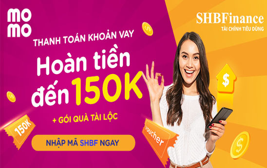 Ví MoMo ưu đãi thanh toán khoản vay tiêu dùng