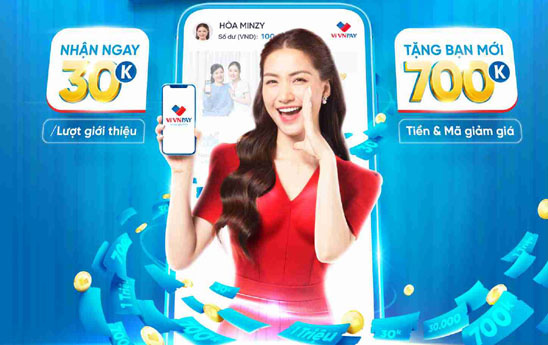 Ví VNPAY không giới hạn thưởng giới thiệu bạn