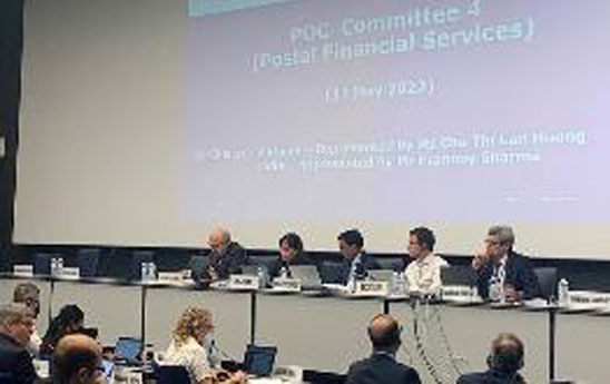 Việt Nam - Ấn Độ đồng chủ trì phiên họp Ủy ban 4 về Tài chính Bưu chính trong khuôn khổ Hội nghị POC-UPU