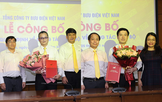 Vietnam Post bổ nhiệm lãnh đạo Ban Đầu tư phát triển và Ban Kiểm toán nội bộ