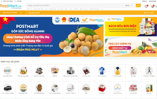 Vietnam Post chủ lực đưa nông dân lên sàn thương mại điện tử