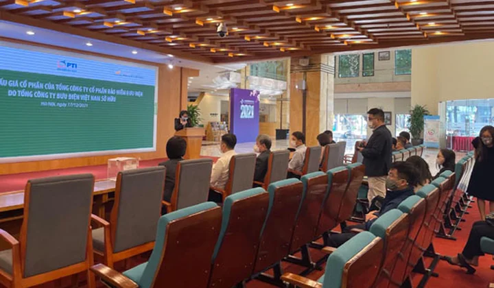Vietnam Post đấu giá thành công cổ phần sở hữu tại PTI