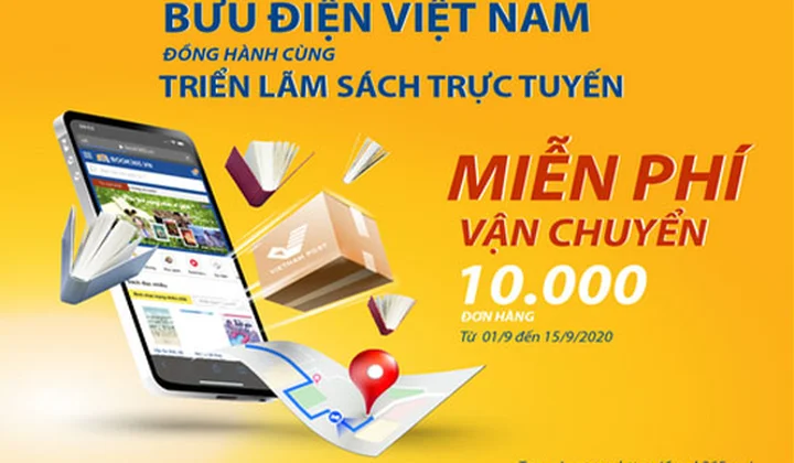 Vietnam Post miễn, giảm cước vận chuyển 10.000 đơn hàng tại Triển lãm sách