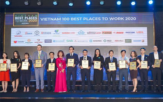 4 ngân hàng lọt Top 100 nơi làm việc tốt nhất năm 2021