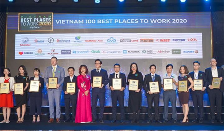 4 ngân hàng lọt Top 100 nơi làm việc tốt nhất năm 2021