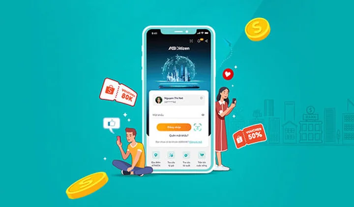 ABBank ưu đãi khách hàng đăng ký online ứng dụng AB Ditizen