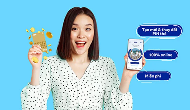ACB triển khai miễn phí tính năng E-PIN dành cho chủ thẻ