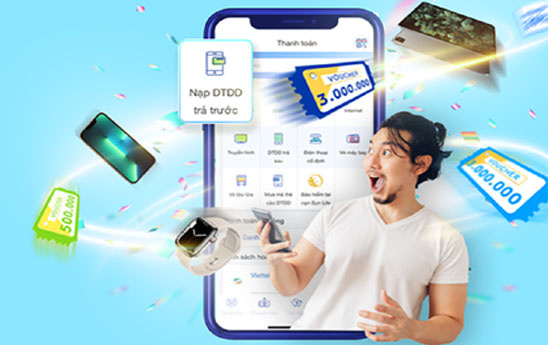 ACB ưu đãi khách hàng nạp tiền qua Mobile App