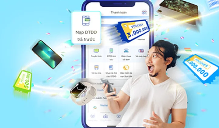 ACB ưu đãi khách hàng nạp tiền qua Mobile App