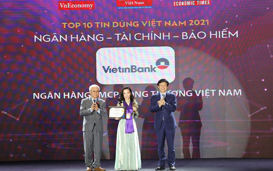 “Alias - Biệt danh tài khoản” của VietinBank lọt vào Top 10 Tin dùng Việt Nam 2021