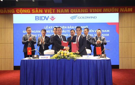 BIDV triển khai hợp tác với Công ty Goldwind
