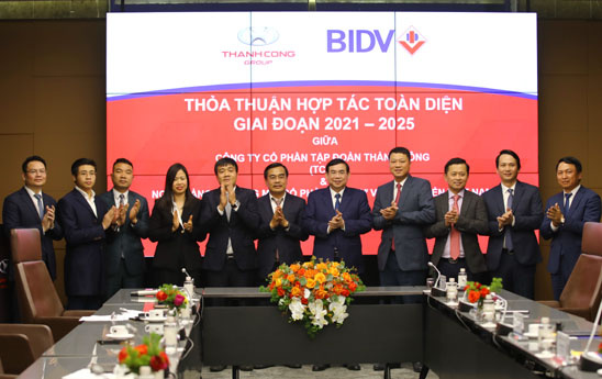 BIDV và Tập đoàn Thành Công hợp tác toàn diện giai đoạn 2021-2025