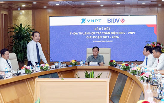 BIDV và VNPT nâng tầm quan hệ hợp tác