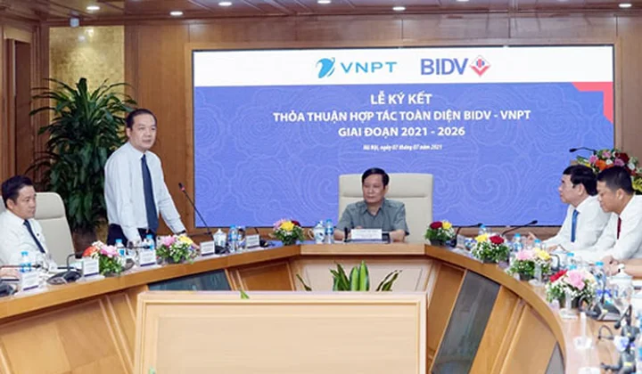BIDV và VNPT nâng tầm quan hệ hợp tác