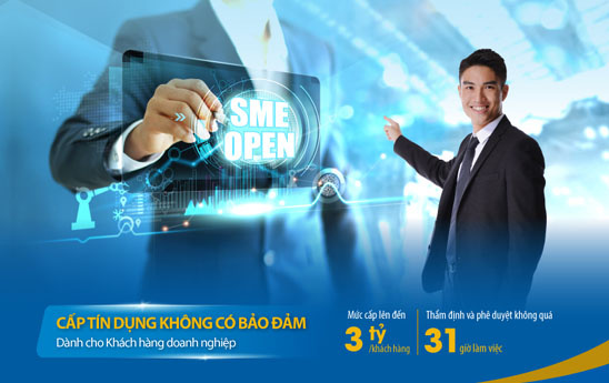 BaoVietBank cấp tín dụng không có bảo đảm - SME OPEN