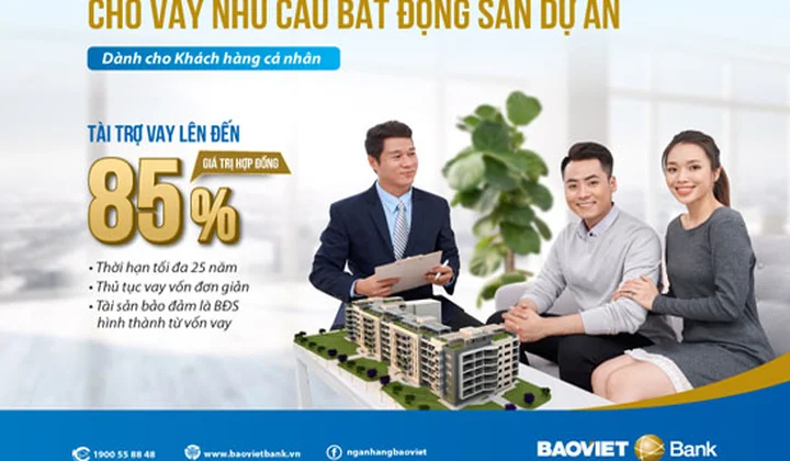 BaoVietBank cho vay nhu cầu Bất động sản dự án dành cho khách hàng cá nhân