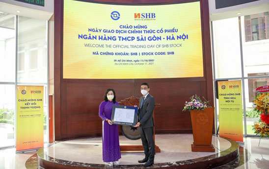Cổ phiếu SHB chính thức giao dịch trên sàn HOSE