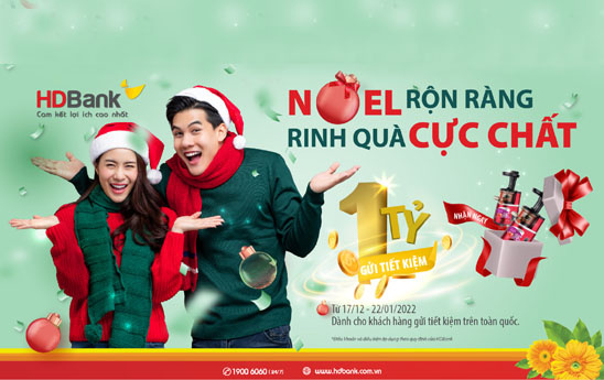 Cùng HDBank “đón Giáng sinh - Rinh quà chất”