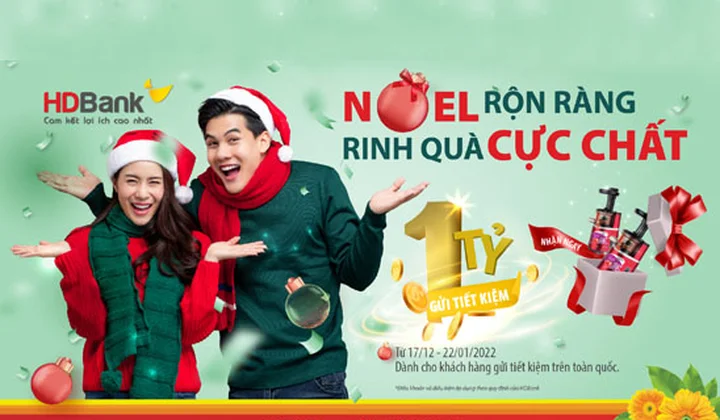 Cùng HDBank “đón Giáng sinh - Rinh quà chất”